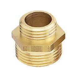 Mamelon réduit mâle/mâle laiton 1" à 1/2" Anquier_ref D17B112