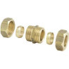 Jonction bicône laiton 1 Ø22 mm Anquier_ref D36122