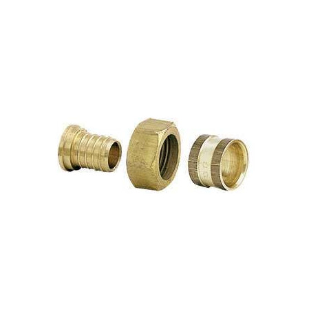 Raccord femelle laiton Anquier avec écrou tournant 1/2 Ø16 mm_ref HFE1216