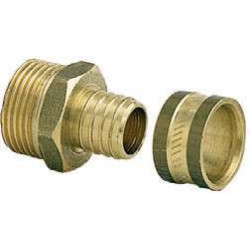 Raccord mâle fixe Anquier 1/2 Ø16 mm en laiton_ref HMF1216