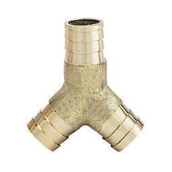 Jonction cannelée laiton en Y Ø15 mm Anquier_ref J115