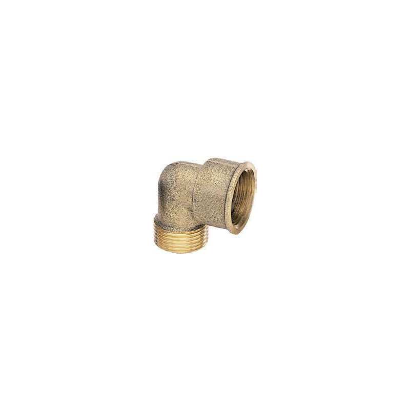 Raccord coudé égal 1/4" mâle femelle laiton Anquier_ref R5414