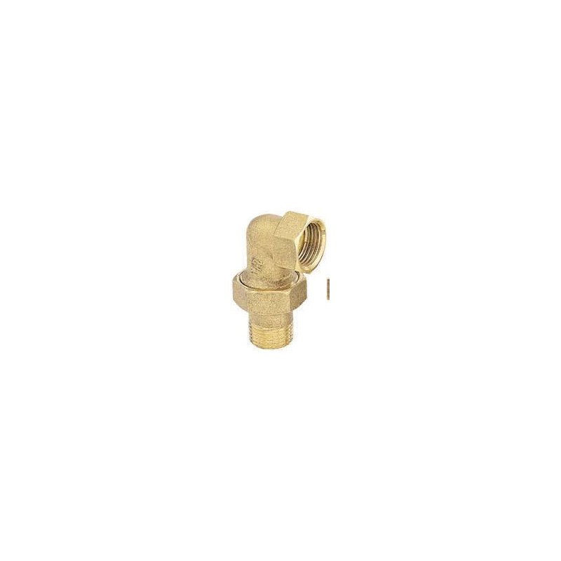 Raccord coudé union 3/4" mâle femelle laiton Anquier_ref R7534