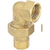 Raccord coudé union 3/4" mâle femelle laiton Anquier_ref R7534