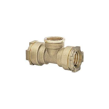 Raccord Té à visser Ø32 mm 1" pour tuyau polyéthylène Anquier_ref R85B1