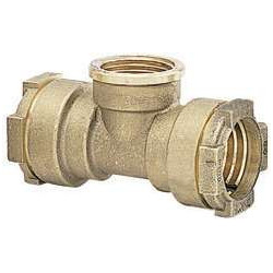 Raccord Té à visser Ø32 mm 3/4" pour tuyau polyéthylène Anquier_ref R85B3234