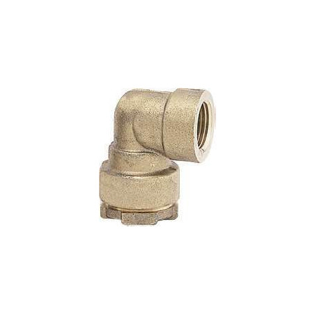 Raccord coudé femelle Ø20 mm 1/2" pour tuyau polyéthylène Anquier_ref R86B12