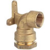 Coude applique femelle Ø25 mm 3/4 pour tuyau polyéthylène Anquier_ref R873425