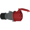 Prise industrielle tripolaire Brennenstuhl 32A 415V rouge_ref 1050861