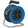 Enrouleur de câble électrique Brennenstuhl 15m avec 4 prises_ref 1079181