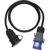 Rallonge électrique Brennenstuhl 1,5m avec fiche CEE P17_ref 1132911