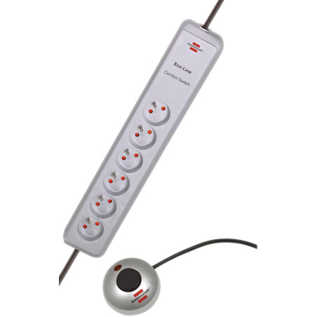 Multiprise Brennenstuhl 6 prises 16A avec interrupteur au pied_ref 1159451516