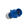 Fiche mâle CEBA 250V 2P+T 32A norme P17 CEE 17_ref P17M3B32T