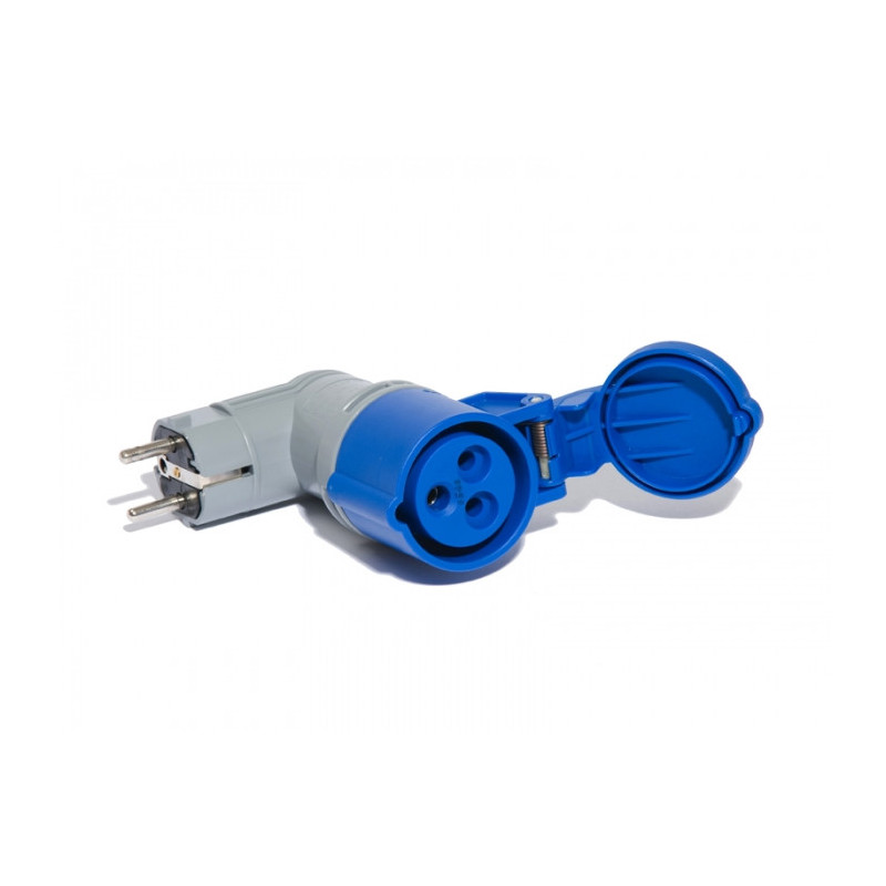 Adaptateur CEBA prise P17 vers fiche NF 16A IP44_ref NFMP17F
