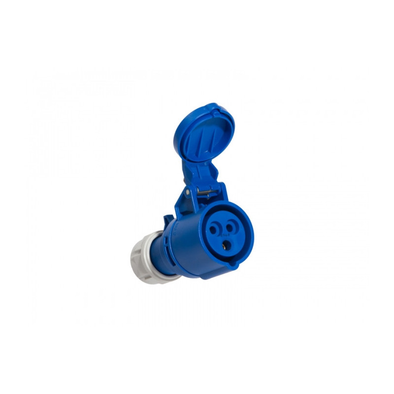 Prise mobile CEBA 2P+T 250V 32A IP67 norme CEE 17_ref P17F3B32T