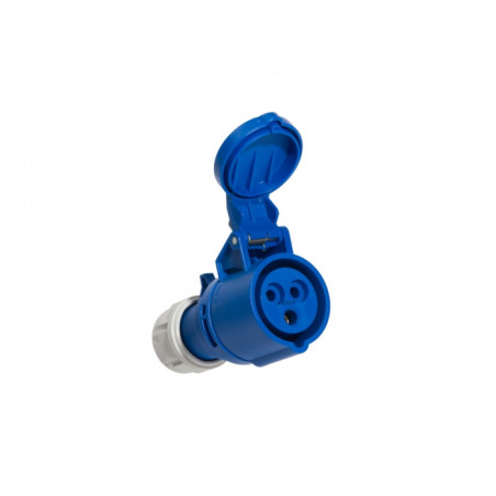 Prise mobile CEBA 2P+T 250V 32A IP67 norme CEE 17_ref P17F3B32T