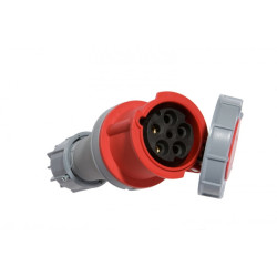 Prise mobile CEBA 3P+T 415V 63A IP67 CEE 17_ref P17F4B63