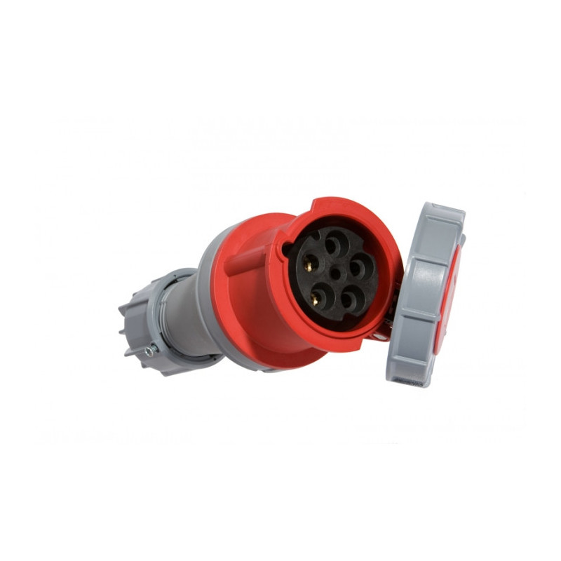Prise mobile CEBA 3P+T 415V 63A IP67 CEE 17_ref P17F4B63