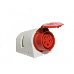 Socle mural CEBA 415V 16A avec boîtier IP44-5 broches_ref W5B16