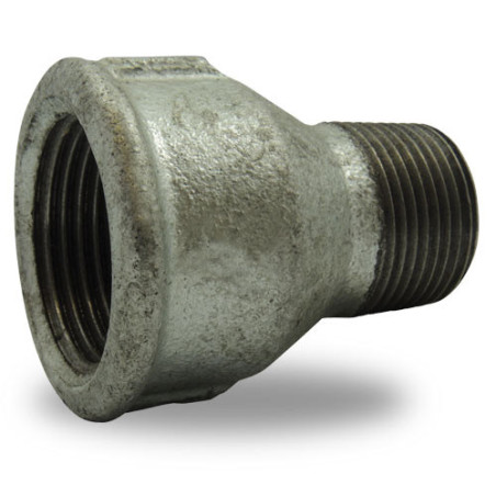 Réduction galvanisée 1"1/2 x 1"1/4 Mâle/Femelle Codital_ref 246 GALVA
