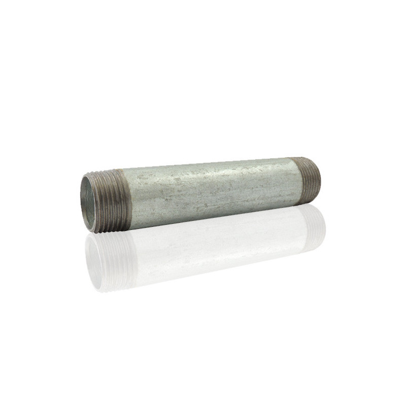 Mamelon acier galvanisé 1"1/2 - Longueur 150 mm Codital_ref 530 GALVA