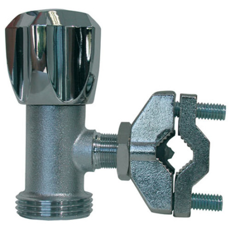 Robinet autoperceur 3/4" F/F en laiton chromé Codital_ref 1105