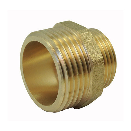 Mamelon réduit laiton 1"1/4 x 3/4" Mâle/Mâle Codital_ref 1245