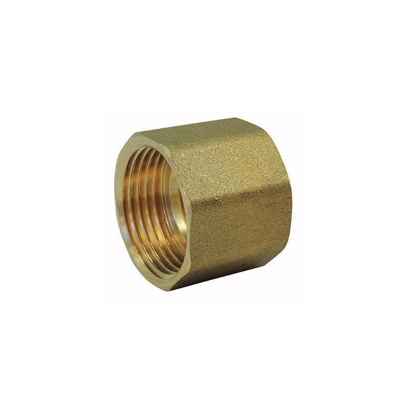 Manchon laiton taraudé femelle 3/4" avec butée - Codital_ref 1270