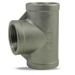 Té égal 1/4" en inox 316 Codital_ref 8130