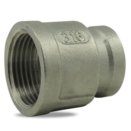 Manchon inox 316 réduit femelle/femelle Codital 1"1/4x1"_ref 8240