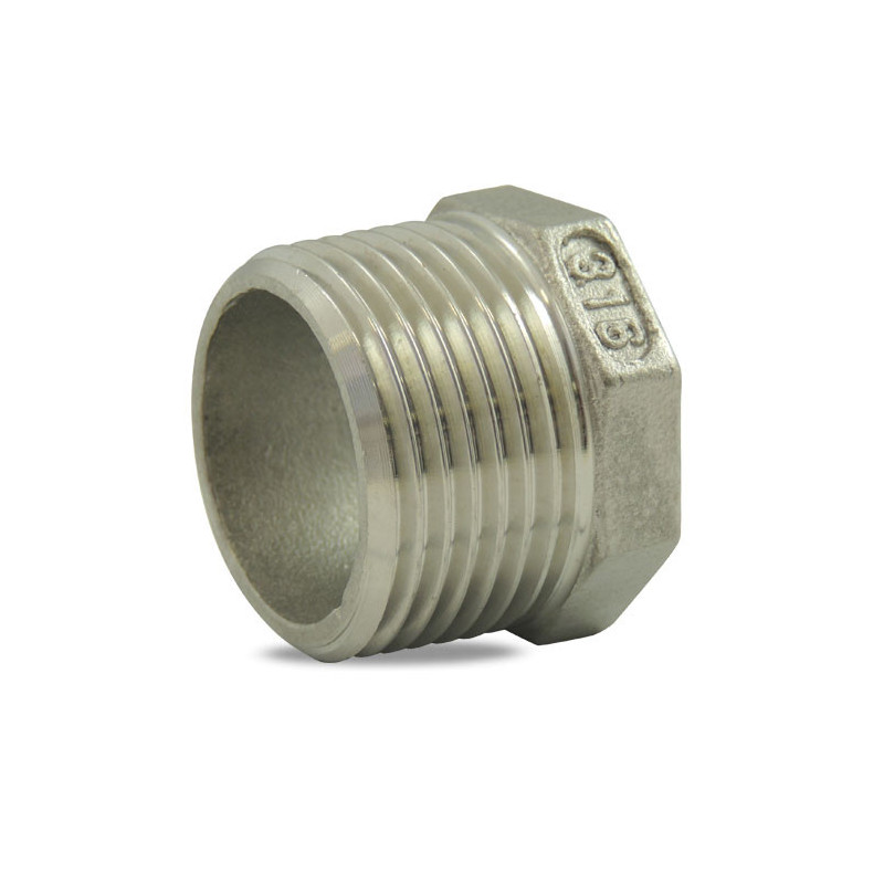 Réduction inox 316 BSPT 3/4" x 3/8" Mâle/Femelle Codital_ref 8241