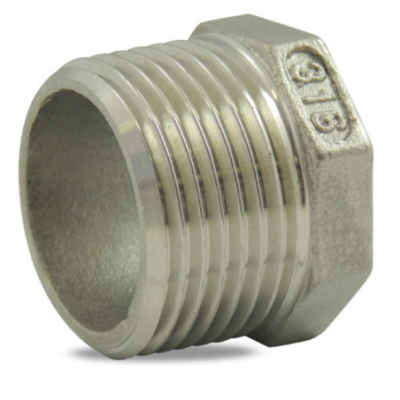 Réduction inox 316 BSPT 3/4" x 1/2" Mâle/Femelle Codital_ref 8241