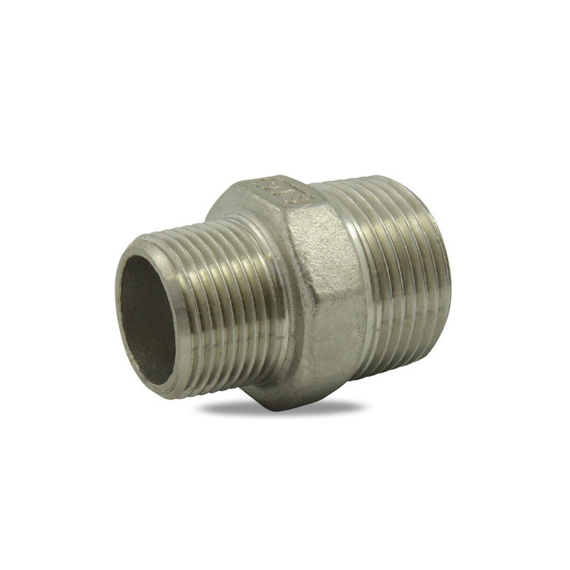 Mamelon réduit mâle/mâle 1"1/2 x 1/2" inox 316 Codital_ref 8245