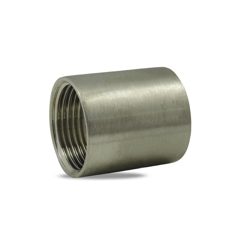 Manchon inox 316 BSPT 1/4" femelle/femelle Codital_ref 8270