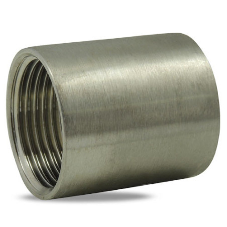 Manchon inox 316 BSPT 1/4" femelle/femelle Codital_ref 8270