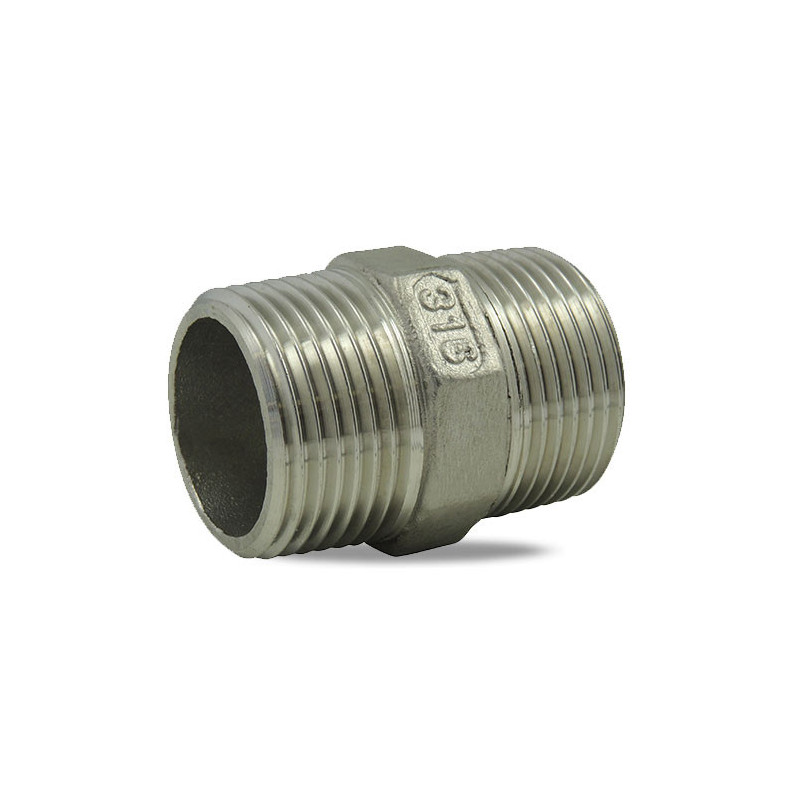Mamelon inox 316 2" Mâle/Mâle BSPT Codital_ref 8280
