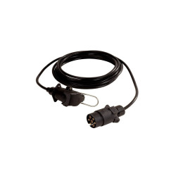 RALLONGE MÂLE/FEMELLE PLASTIQUE 7,5 M - 5 X 0,5 MM²