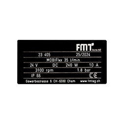 Pompe gasoil 24V PRESSOL 40 L min avec pinces crocodile-3