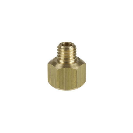 Réduction laiton G1/4 femelle M10x1,5 mâle PRESSOL_ref 63740