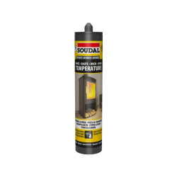 MASTIC HAUTE TEMPÉRATURE NOIR - CARTOUCHE DE 300ML
