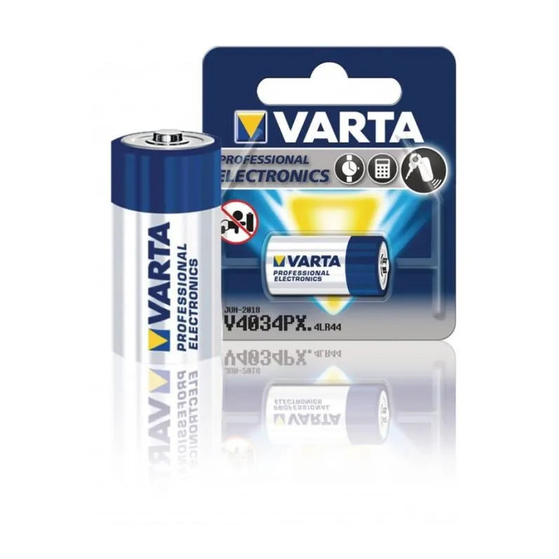 PILE ÉLECTRONIQUE ALCALINE VARTA 4LR44 / V4034PX