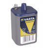 1 PILE 4R25 SALINE PLASTIQUE À RESSORT VARTA - 6V - 7,5 AH