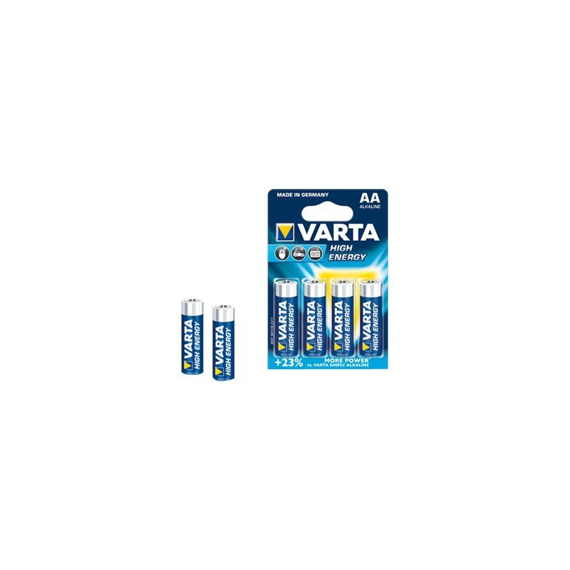 4 PILES ALCALINE LONGLIFE POWER VARTA AA/LR6 - 1,5V