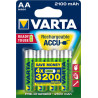 4 PILES RECHARGEABLES VARTA ACCU AA x 4 - 2100 mAh R2U