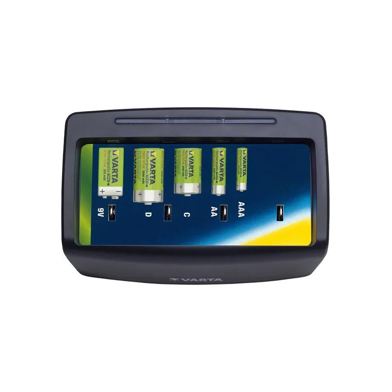 CHARGEUR UNIVERSEL VARTA AA/AAA/C/D 9V SANS ACCU