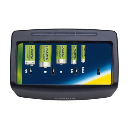 CHARGEUR UNIVERSEL VARTA AA/AAA/C/D 9V SANS ACCU