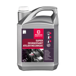 Bidon de 5L de super dégraissant Abel Auto pour mécanique et atelier_ref 015202