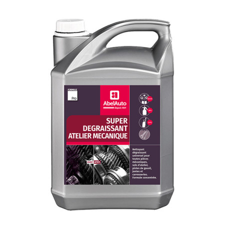 Bidon de 5L de super dégraissant Abel Auto pour mécanique et atelier_ref 015202