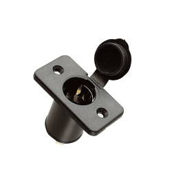 PRISE ALLUME-CIGARE FEMELLE 12V À ENCASTRER AVEC CAPUCHON PROTECTEUR