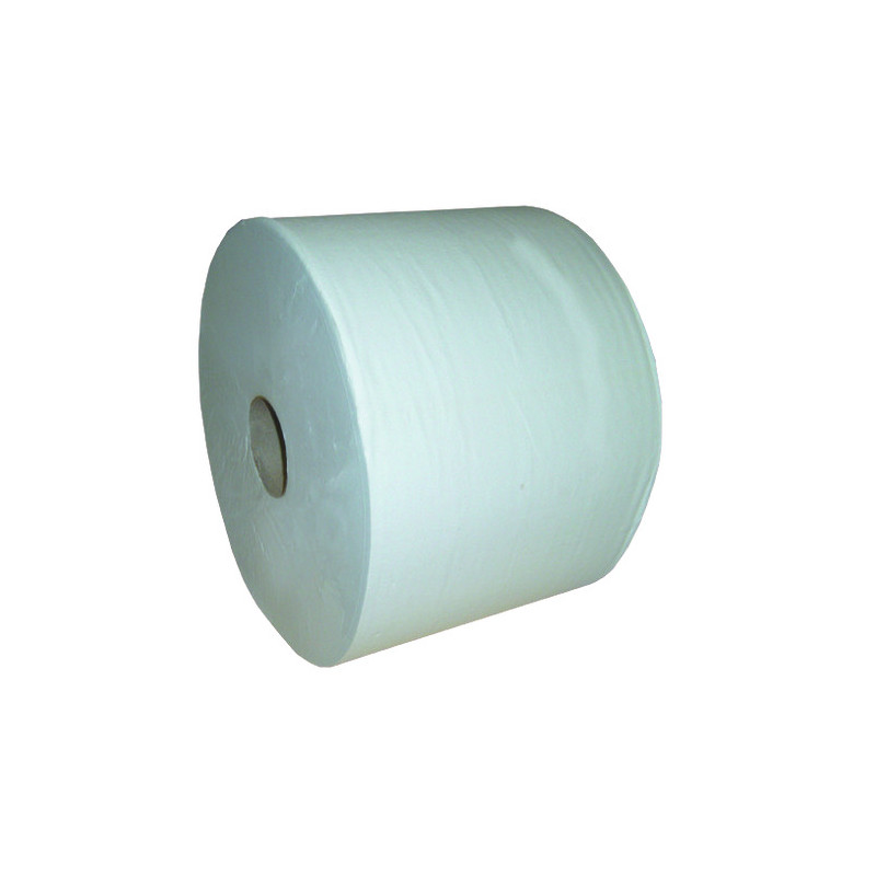 LOT DE 2 PAPIER ESSUYAGE 2 PLIS BLANC 1500 FORMATS